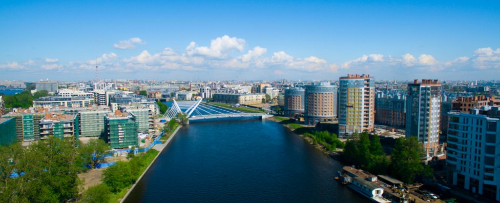 Лазаревский мост,  - Фото с квадрокоптера