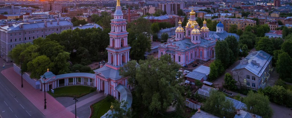 Крестовоздвиженский собор,  - Фото с квадрокоптера