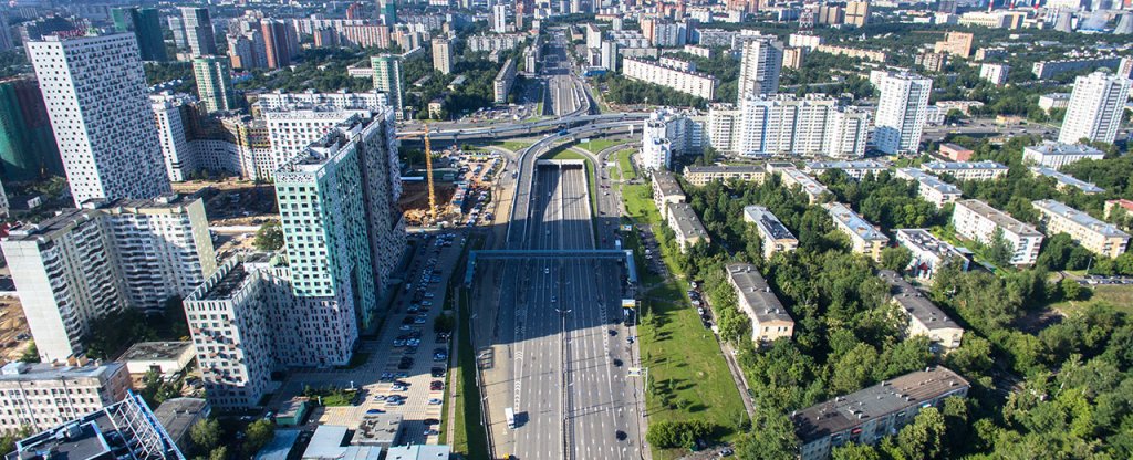 Ул. Народного Ополчения, Москва - Фото с квадрокоптера