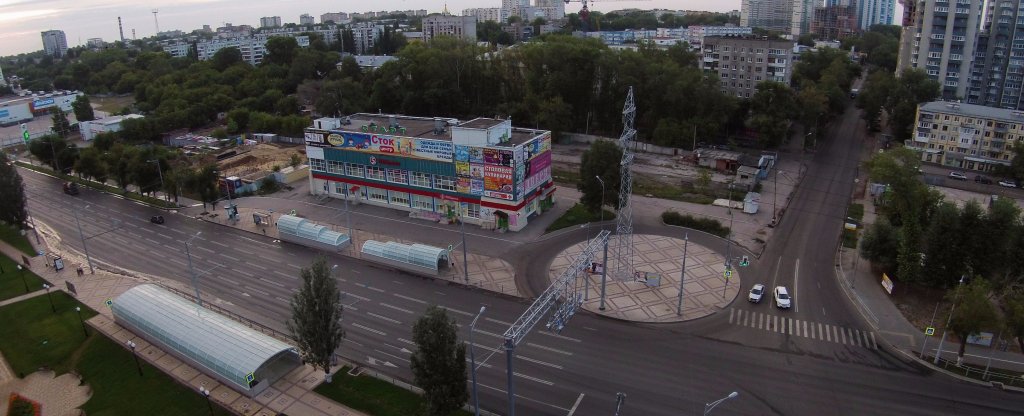 ТЦ Старт, Московское/Революционная, Самара - Фото с квадрокоптера