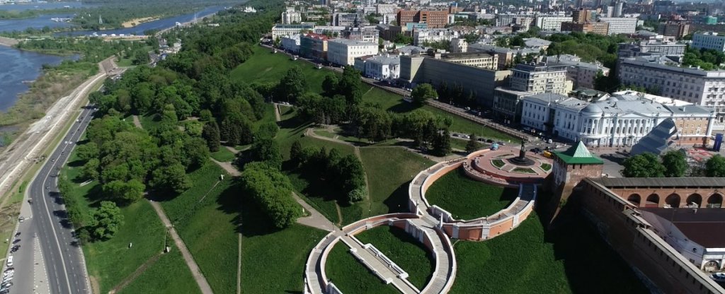 Чкаловская лестница. Нижний Новгород,  - Фото с квадрокоптера