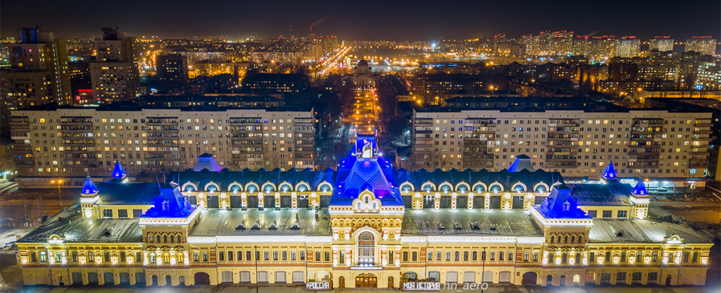 Нижегородская ярмарка, Нижний Новгород - Фото с квадрокоптера