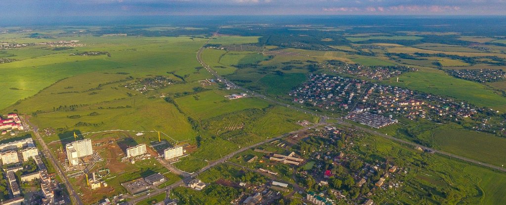 Высоко над городом,  - Фото с квадрокоптера