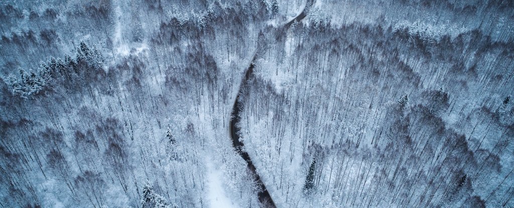 Зимнее настроение,  - Фото с квадрокоптера