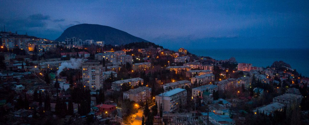 Вечерний Гурзуф, Гурзуф - Фото с квадрокоптера