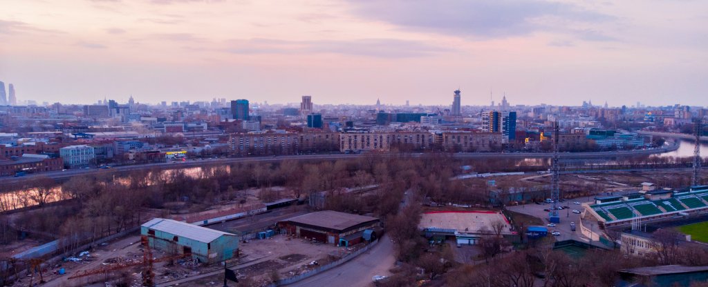 Москва, Метро Автозаводская,  - Фото с квадрокоптера