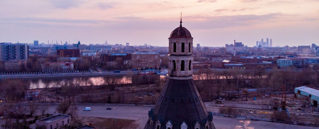 г. Москва Симонов монастырь,  - Фото с квадрокоптера