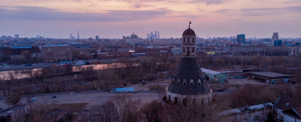 г. Москва Симонов монастырь,  - Фото с квадрокоптера