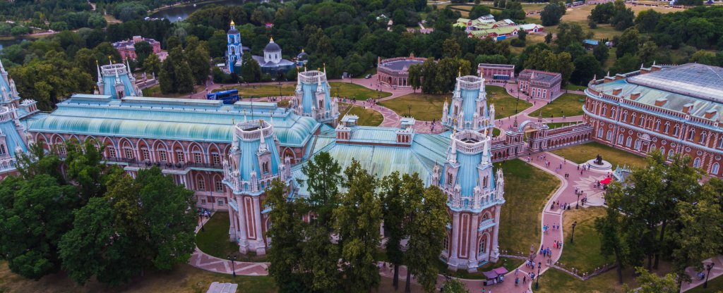 Музей-заповедник «Царицыно», г. Москва,  - Фото с квадрокоптера