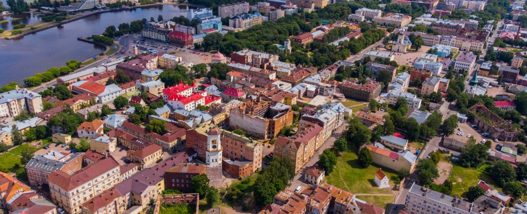 Выборг,  - Фото с квадрокоптера