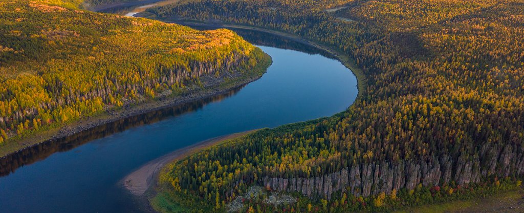 Подкаменная Тунгуска, Тура - Фото с квадрокоптера