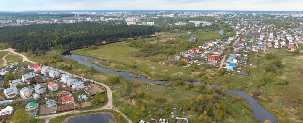 Первомайская роща,  - Фото с квадрокоптера