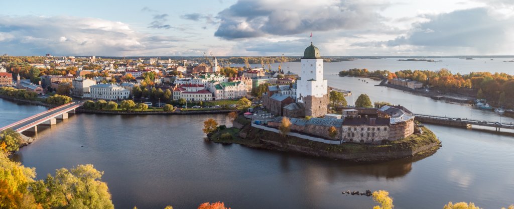 Выборский Замок,  - Фото с квадрокоптера