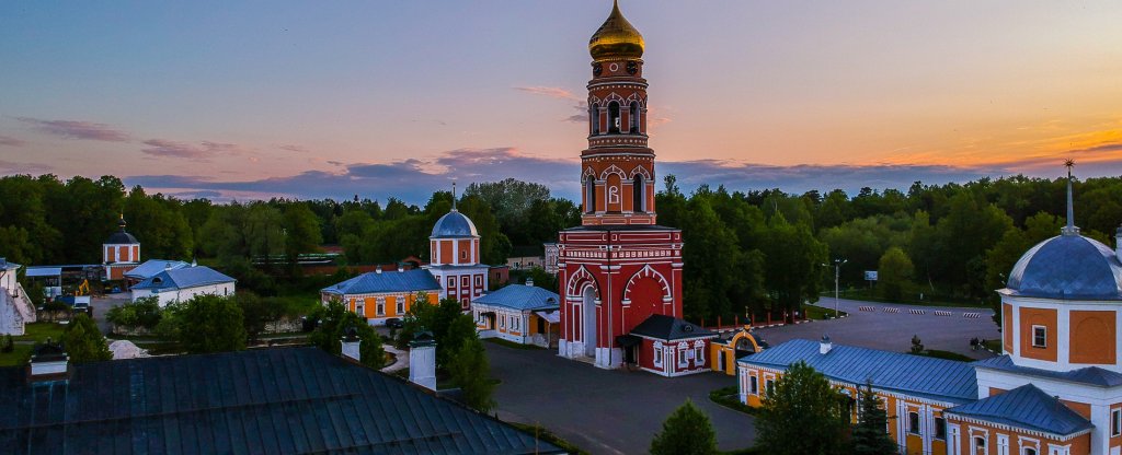 Вознесенская Давидова Пустынь,  - Фото с квадрокоптера