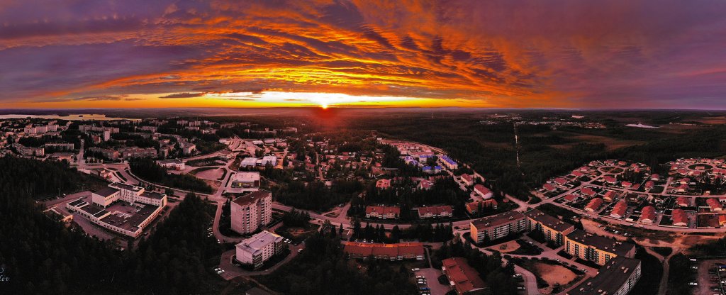 Городские Закаты,  - Фото с квадрокоптера