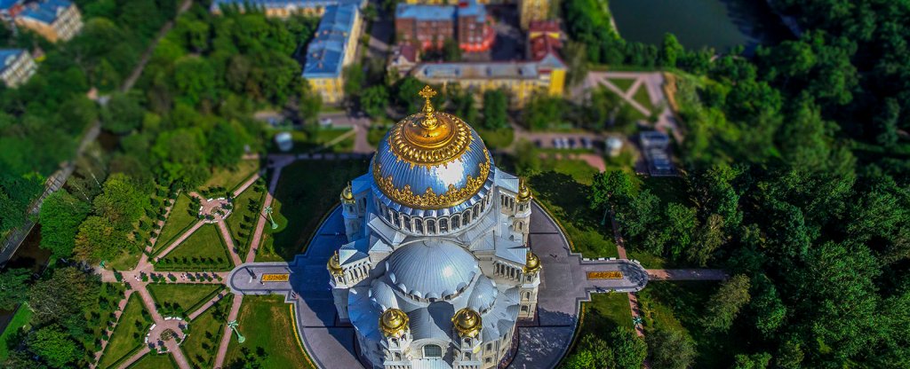 Морской Никольский собор,  - Фото с квадрокоптера