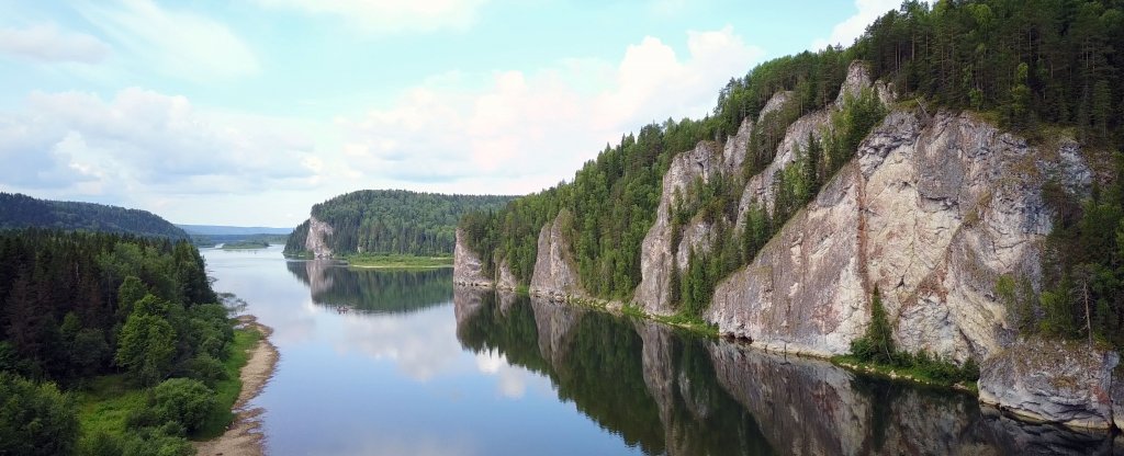 Вишера. съемка для телеканала,  - Фото с квадрокоптера