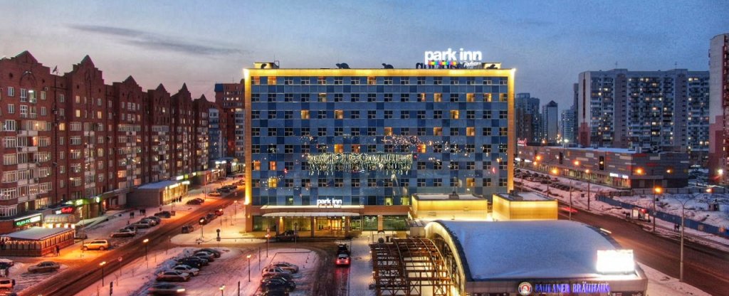 Park inn г. Новокузнецк, Новокузнецк - Фото с квадрокоптера