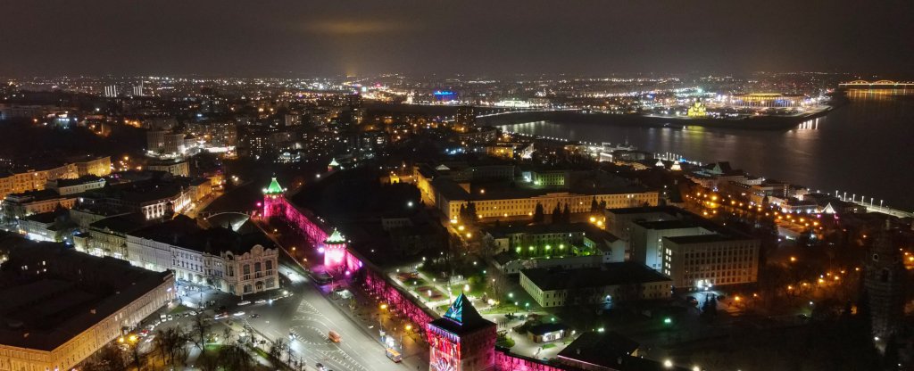 Нижегородский Кремль, Нижний Новгород - Фото с квадрокоптера