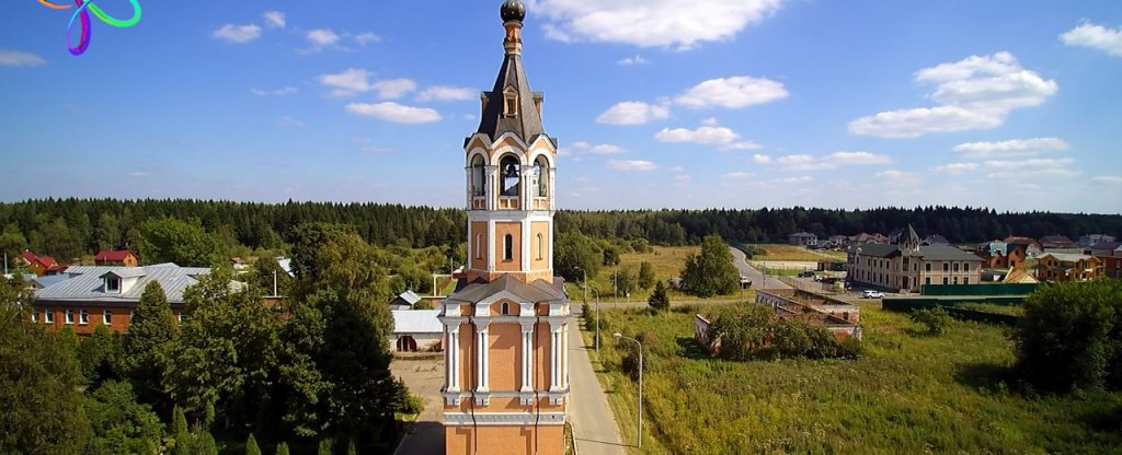 МО, Наро-Фоминск, Зосимова пустынь, Монастырь,  - Фото с квадрокоптера