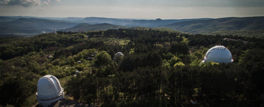 Крымская астрофизическая обсерватория.,  - Фото с квадрокоптера