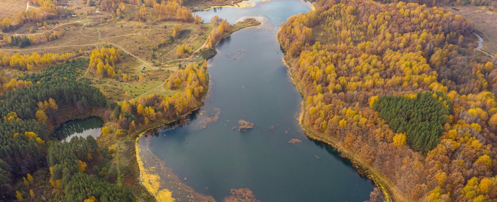 Озеро Ключик,  - Фото с квадрокоптера