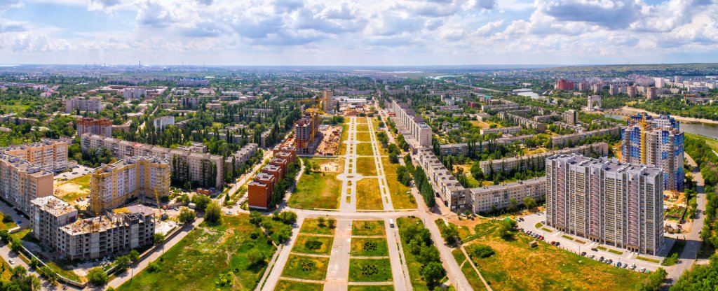 Улица 50 лет Октября, Волгоград - Фото с квадрокоптера