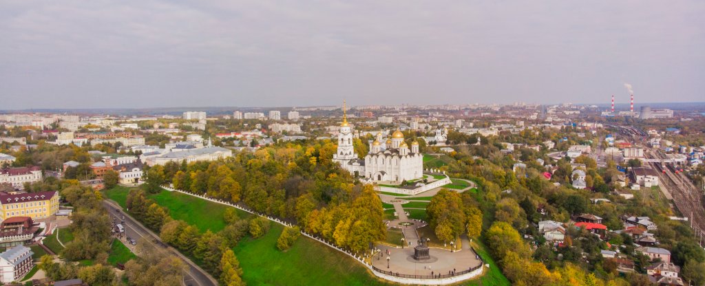 Владимир Свято-Успенский Кафедральный собор,  - Фото с квадрокоптера