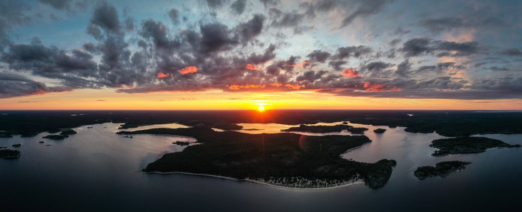 Панорама Ладоги, Сортавала - Фото с квадрокоптера