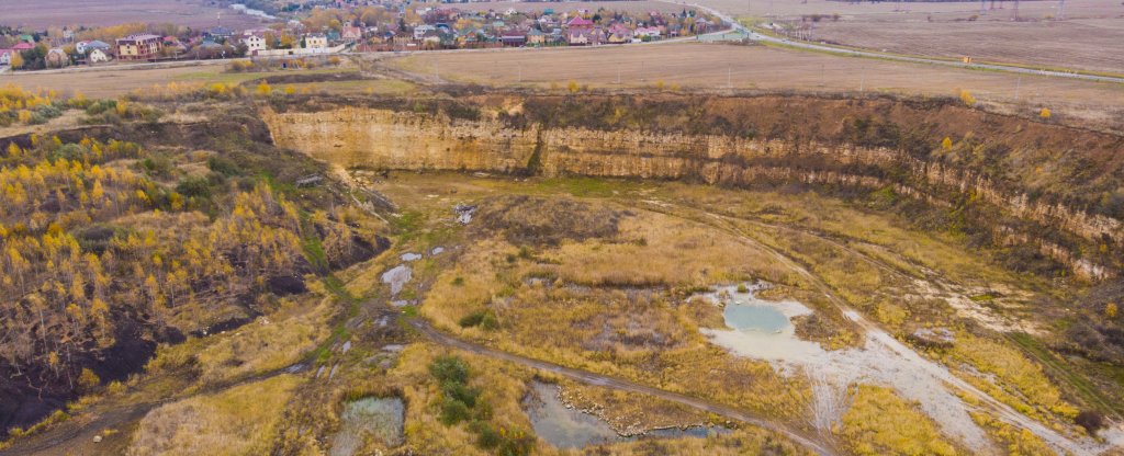 Лопатинский рудник,  - Фото с квадрокоптера