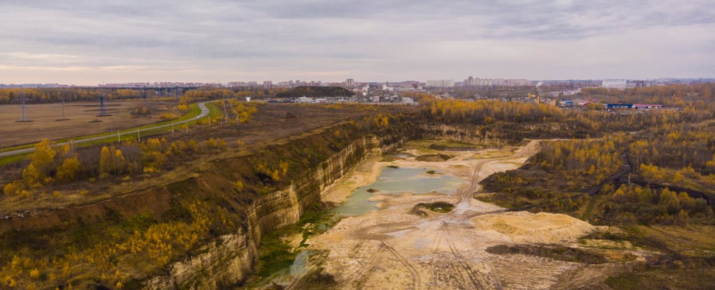 Лопатинский рудник,  - Фото с квадрокоптера