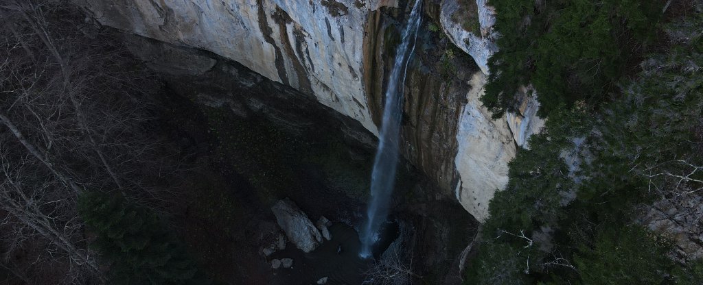 Капустинский водопад.,  - Фото с квадрокоптера