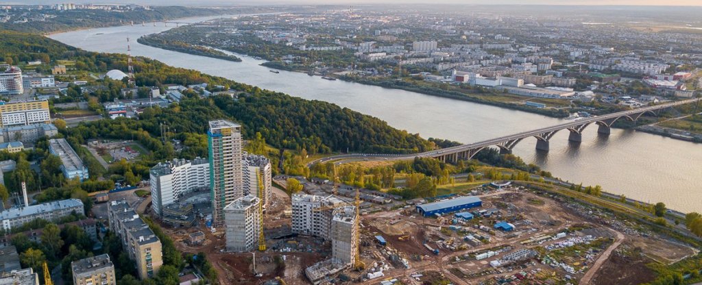 Окский Съезд, Нижний Новгород - Фото с квадрокоптера