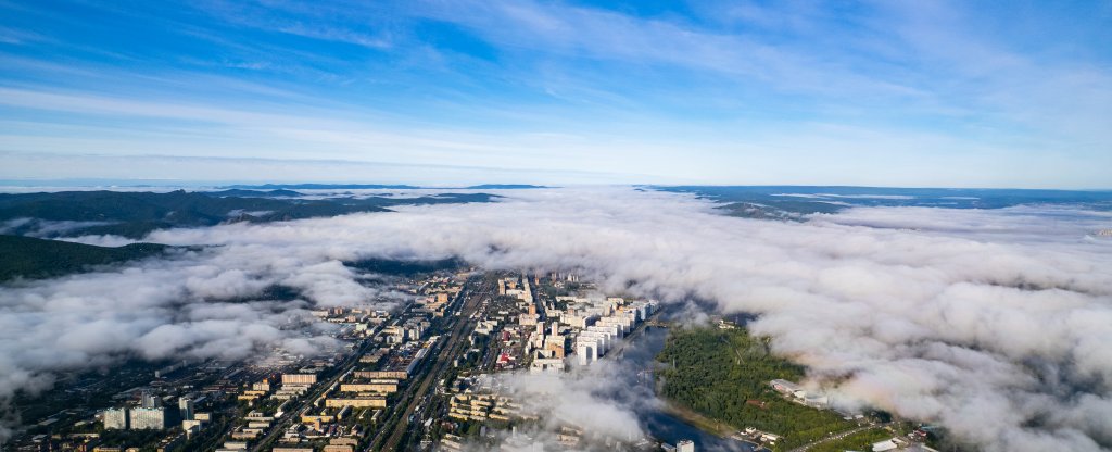 Над облаками.,  - Фото с квадрокоптера