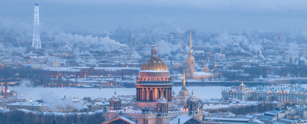 Исаакий, Санкт-Петербург - Фото с квадрокоптера