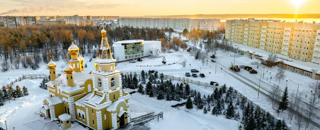 Храм Николая Чудотворца,  - Фото с квадрокоптера