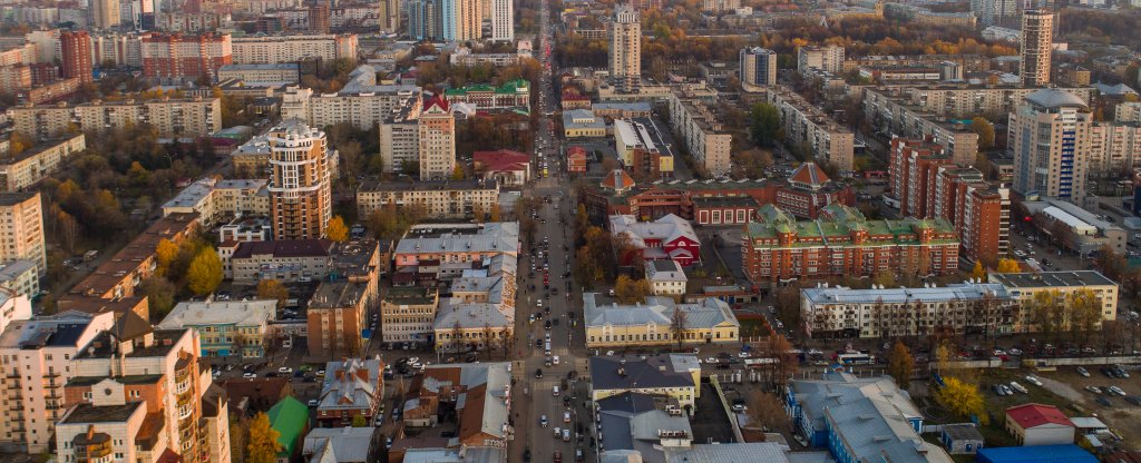 Панорама города, Пермь - Фото с квадрокоптера