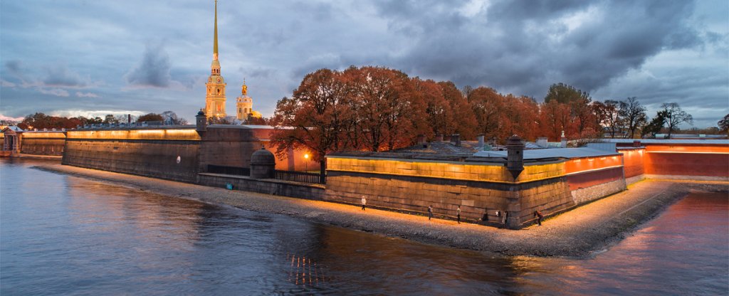 Осенняя Петропавловская крепость., Санкт-Петербург - Фото с квадрокоптера