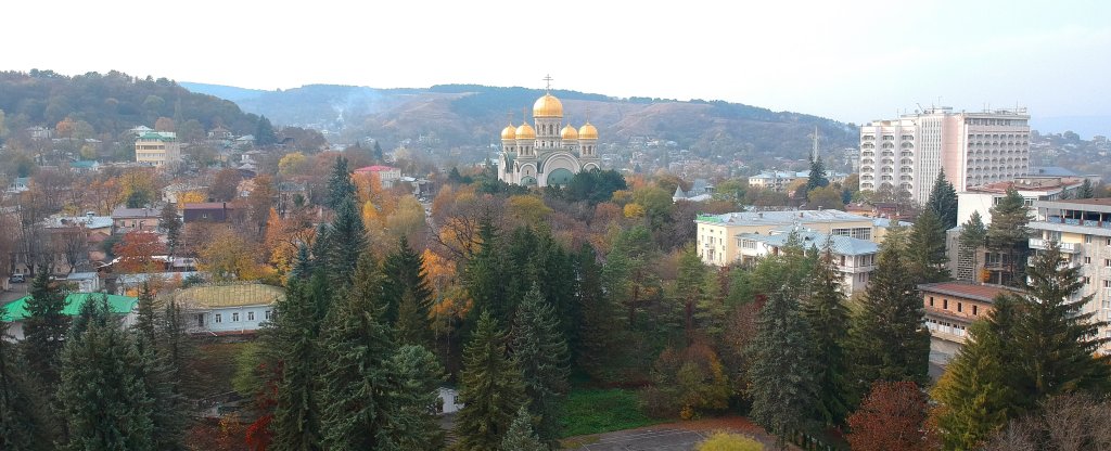 Свято-Никольский собор Кисловодск, Кисловодск - Фото с квадрокоптера