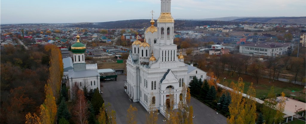 Собор Покрова Пресвятой Богородицы Невинномысск, Невинномысск - Фото с квадрокоптера