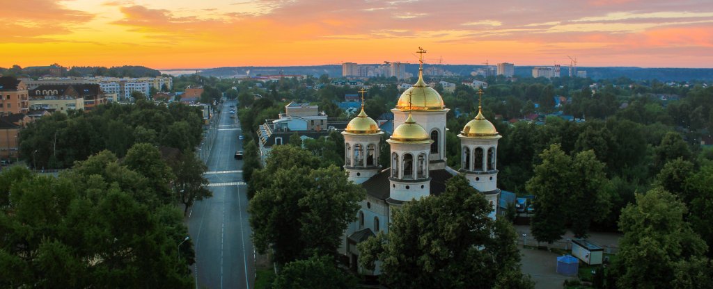 Рассвет, Звенигород - Фото с квадрокоптера