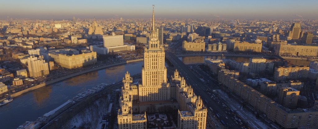 Гостиница Украина, Москва - Фото с квадрокоптера