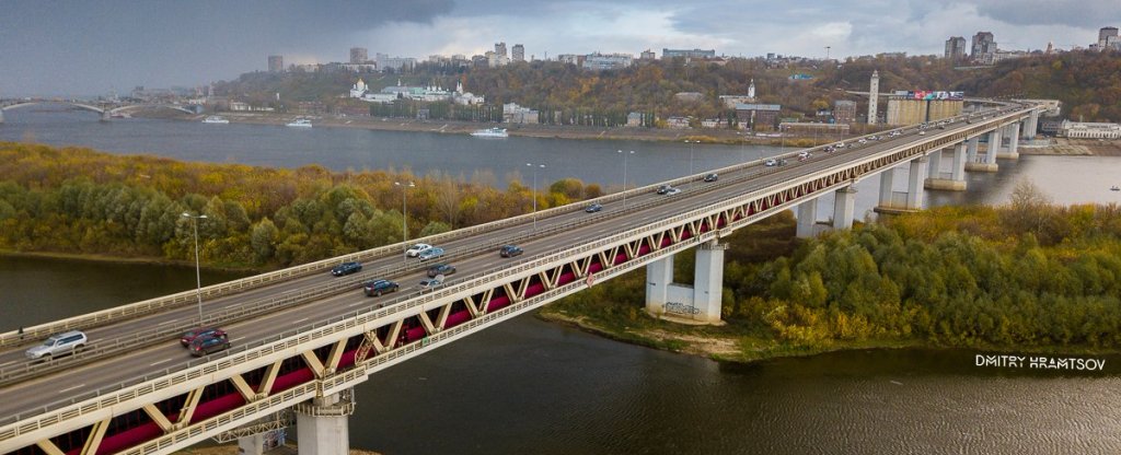 Метромост,  - Фото с квадрокоптера