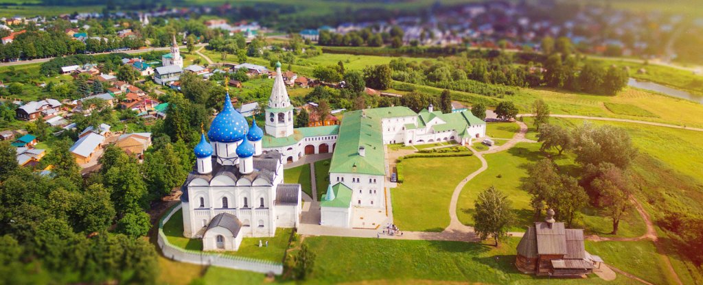 Как птицы видят Суздальский кремль., Суздаль - Фото с квадрокоптера