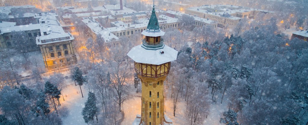 Башня Политеха, Санкт-Петербург - Фото с квадрокоптера