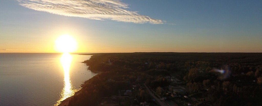 Фото + видеосъёмка загородного дома, Санкт-Петербург - Фото с квадрокоптера