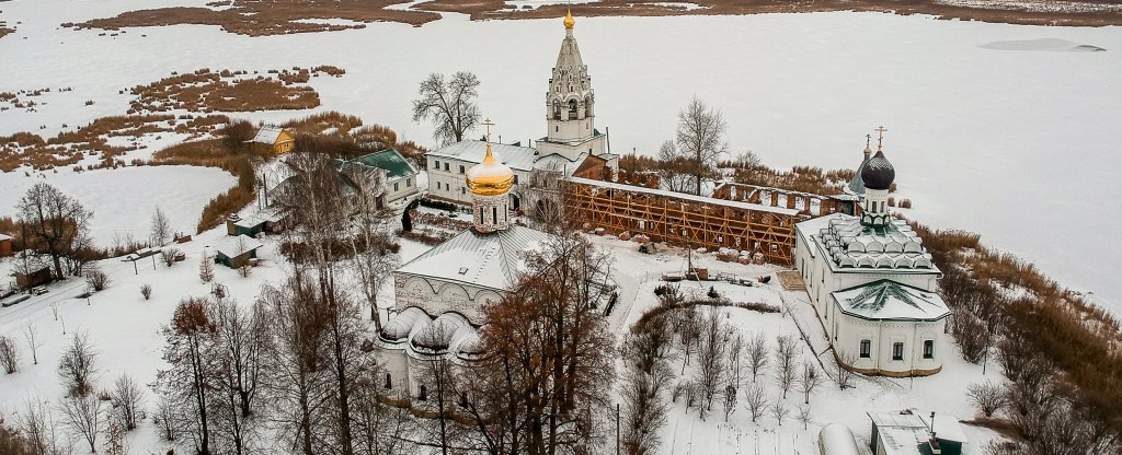 Ворсменский монастырь,  - Фото с квадрокоптера