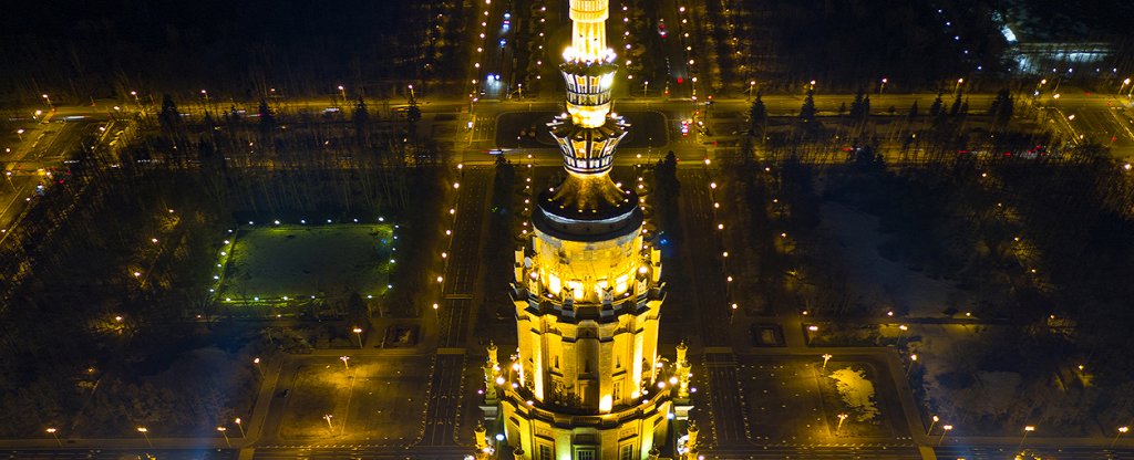 Университет им. Ломоносова, Москва - Фото с квадрокоптера