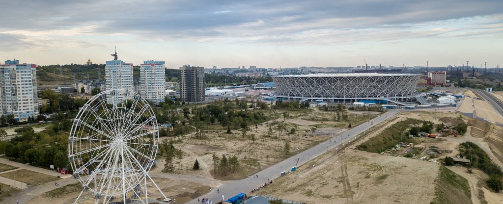 Колесо обозрения | Аэросъёмка Волгоград, Волгоград - Фото с квадрокоптера