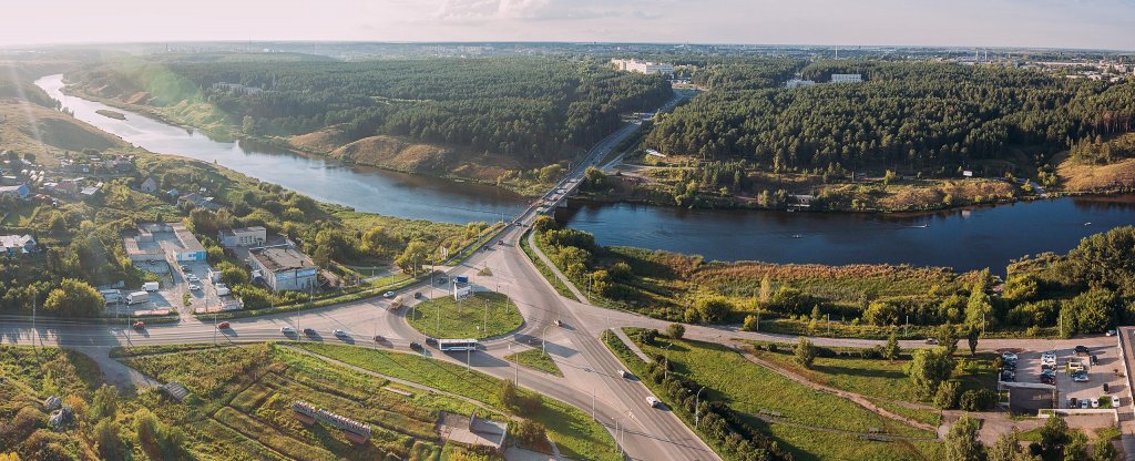 Рассвет над городом, Каменск-Уральский - Фото с квадрокоптера